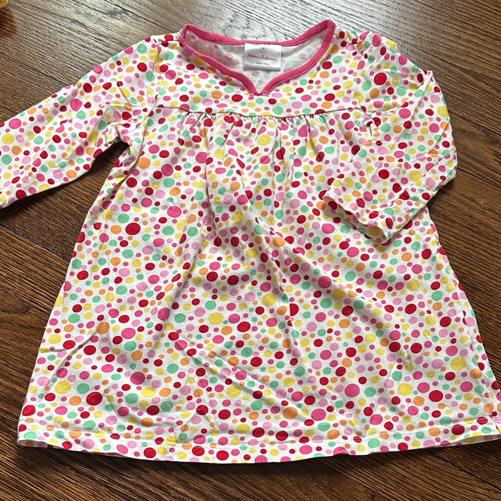 Hanna Andersson Colorful Polka Dot Dress
